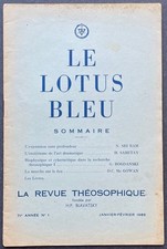 Le lotus bleu La revue
