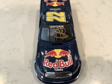 SCOTT SPEED AUTOGRAPHED 2008 TOYOTA TUNDRA RED BULL DIECAST & AUTOGRAPHED CARD