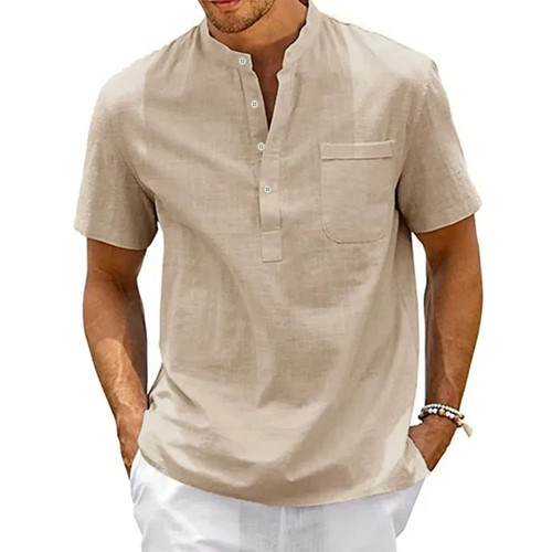Chemise homme lin - lin, coton