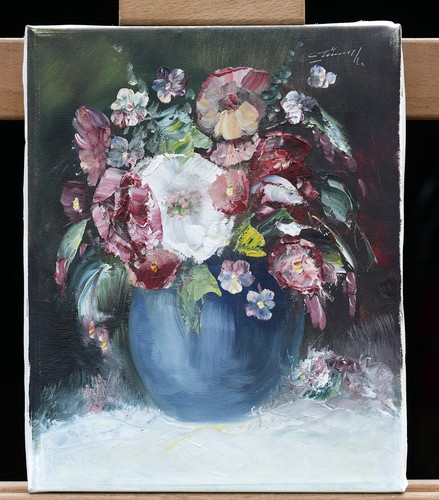 Nature morte avec bouquet - avec,