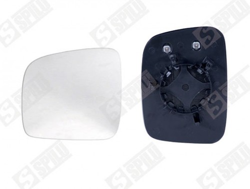 Glace support droit avec - +,