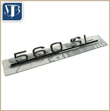 Original Mercedes-Benz W107 R107 560SL Insigne Écriture Sur Le Capot Arrière