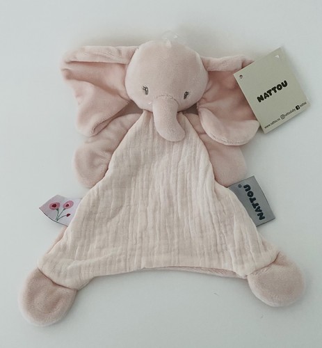 Mini doudou plat eléphant - plat,