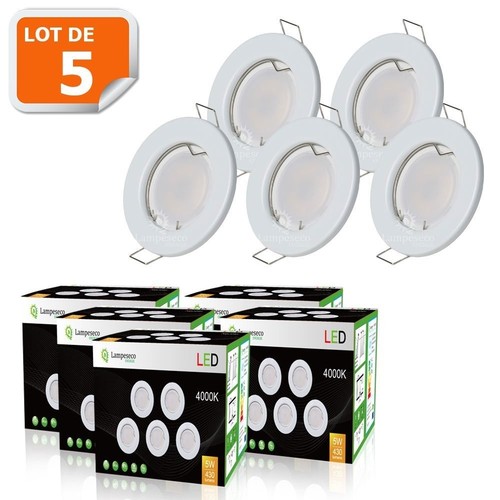 Lot spot led - spot, encastrable