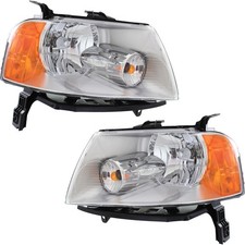 Driver & Passenger Side Headlights For Ford Freestyle 2005-2007 Halogen w/ Bulbs