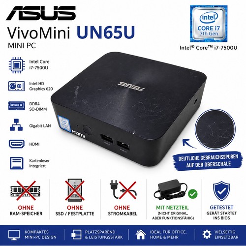 Asus vivomini un65u - mini, pc