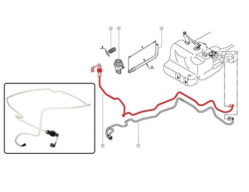 Fuel line hose pipe for - fuel,