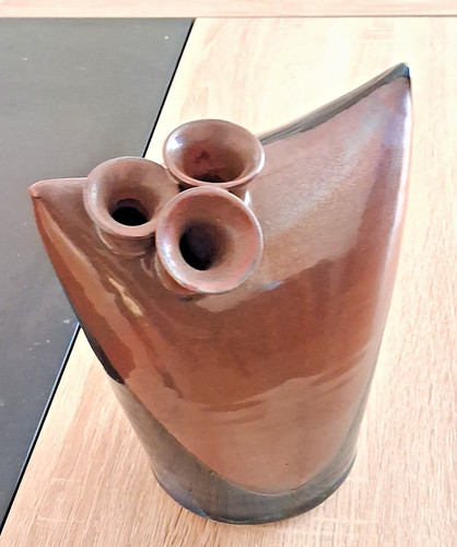 Vase sculptural triple cols - , /