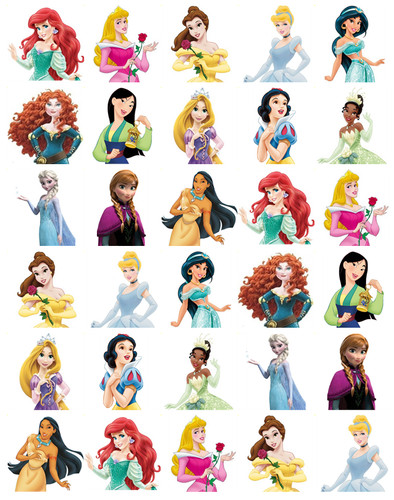 30x princesse disney demi - 30x,