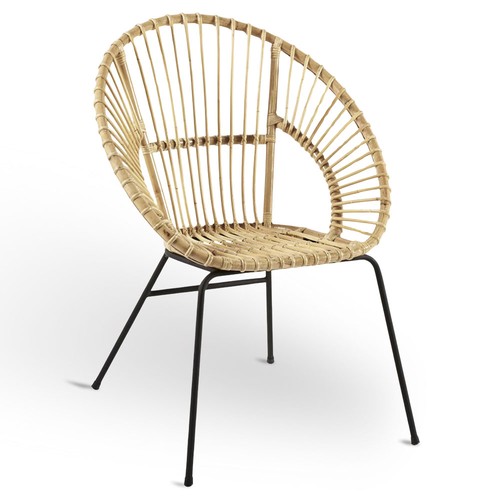 Fauteuil fera vrai bois - vrai, de