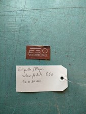 Plaque étiquette logo pour