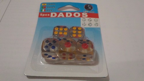 Jeu dés poker - dés, de