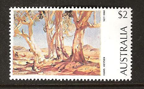 Australia 574 mnh red - australia,