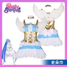 Cosplay Panty and Stocking with Garterbelt Sexy Angel Dress Skirts Costumes Suit