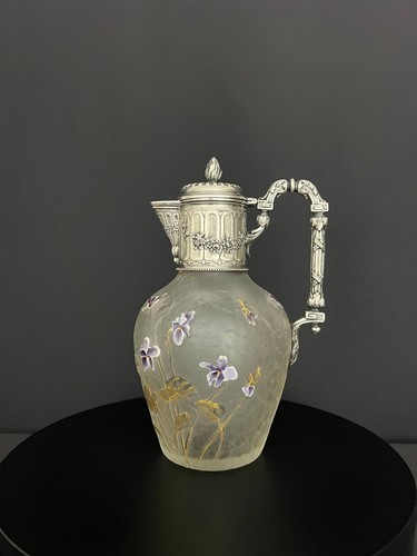 Carafe verre givré - en,