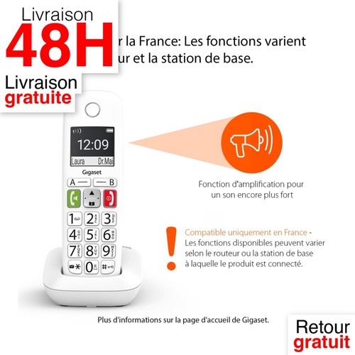 Gigaset e290a téléphone fixe - e290a,