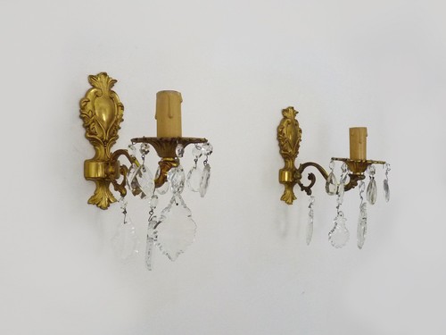 Paire appliques murales - d'appliques,