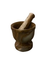 Molcajete Guacamole Mortar & Pestle Classic Marble Stone Grinder