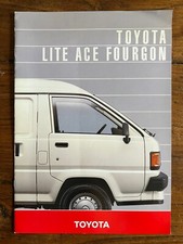Brochure TOYOTA LITE ACE Fevrier  1986 - Fourgon Camion Truck - Prospekt French
