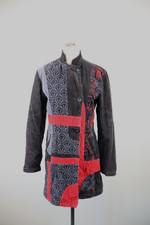 Desigual Manteau Femme Taille 42 Veste Vintage Casual Coton