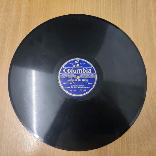 Disque tours mozart quatuor - 78,