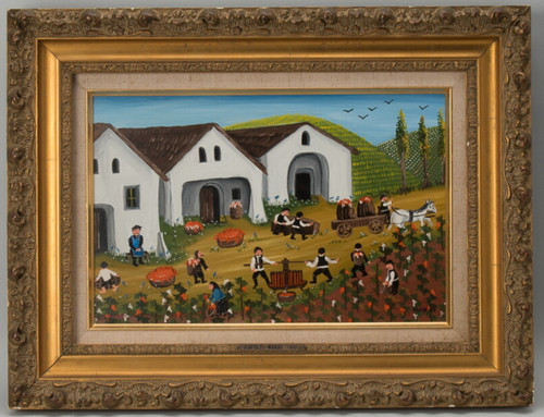 Peinture huile - à, l'huile