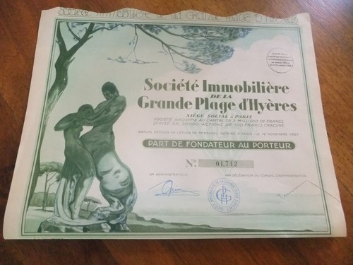 Action titre ancien - action/titre,