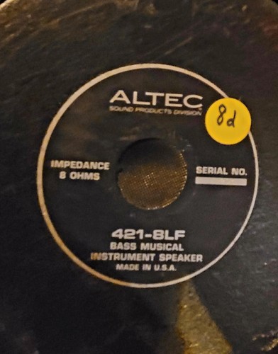 Vintage altec lansing 421 8lf - vintage,