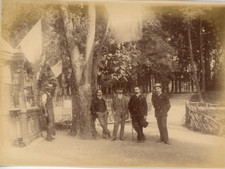 France, Lyon, Parc de la Tête D&#039;Or Vintage Albumen Print. Albumen Print