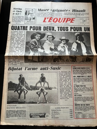 Equipe journal 06 - l'equipe, 7/06/1985