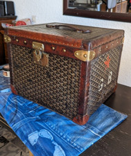 Goyard, malle vintage, trunk