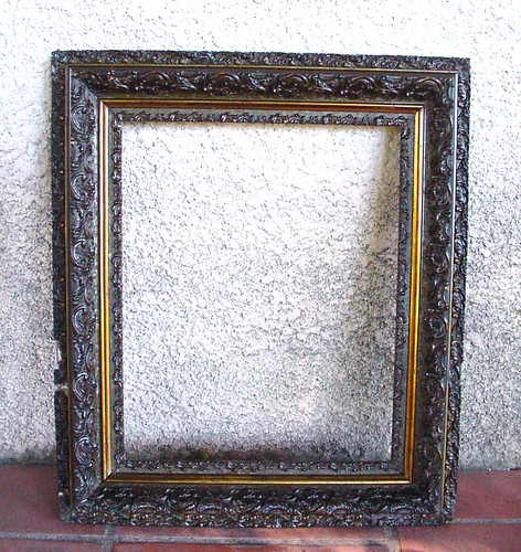 Cadre bois moulure pâte - 57, x