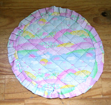 Vintage Round Blanket / Tablecloth for Model Dolls
