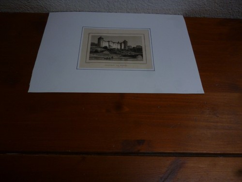Gravure sur acier - sur, acier/