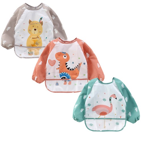 3pcs bavoirs manches longues - 3pcs,