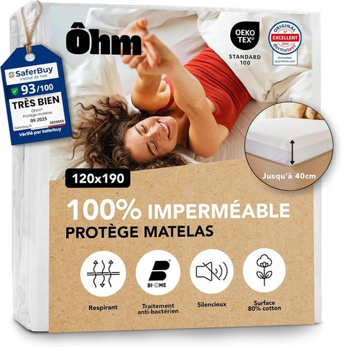 Protège matelas 120x190 - matelas, cm