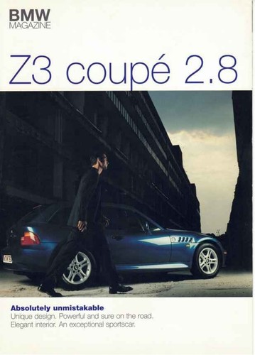 Catalogue brochure bmw 8 - z3, 2.8
