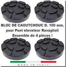 4Xbloc de caoutchouc D 100 mm
