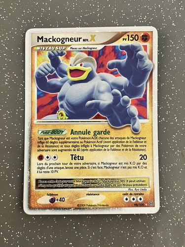Carte pokémon mackogneur niv - pokémon,