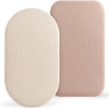 Lot de 2 Draps Housses Cododo pour Lit Bébé,100 Coton Mousseline Draps Housse...