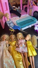 Gros Lot Barbie Et Camping Car
