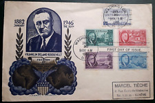 Franklin Deland Roosevelt First Day Envelopes 1882-1946