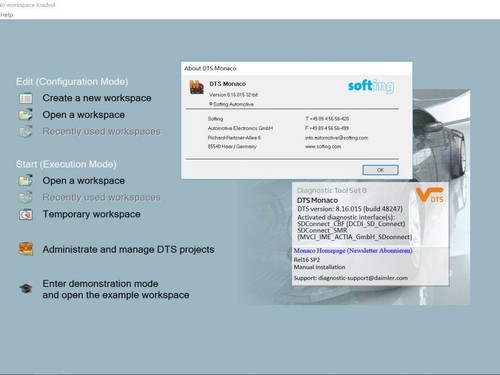 Logiciel dts monaco 6 - monaco, 8.1.6