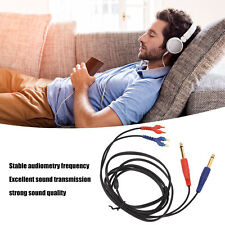 TDH39 Audiomètre Câble De Casque à Tête Droite Stable Transmission Air Conductio