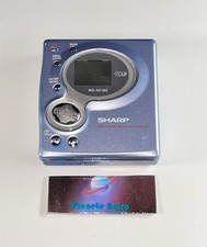 Walkman Lecteur Minidisc Sharp MD-MT180H(BL) « Hors Service » Pour Pièces Bleu