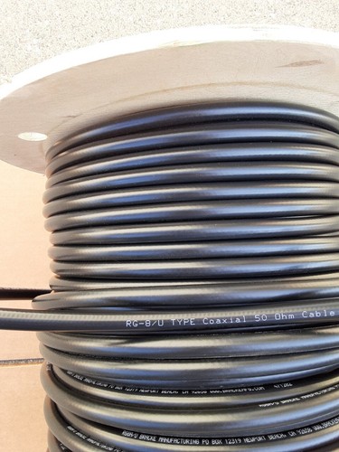 Without connectors real - rg-8/u,