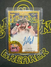 2024 TOPPS FINEST UFC - JIM MILLER - INTIMIDATORS AUTO - GOLD 30/39 - #IA-JMR