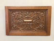 Antique Carved Tiger Oak