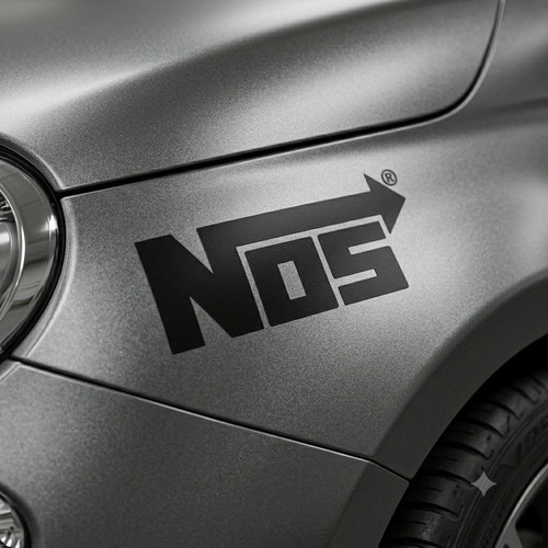 Lot stickers nos noir mat - lot, de
