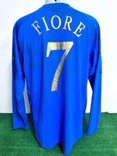 Maillot Italie FIORE Match Worn Issue Shirt Jersey Camiseta 2004/2005 COA